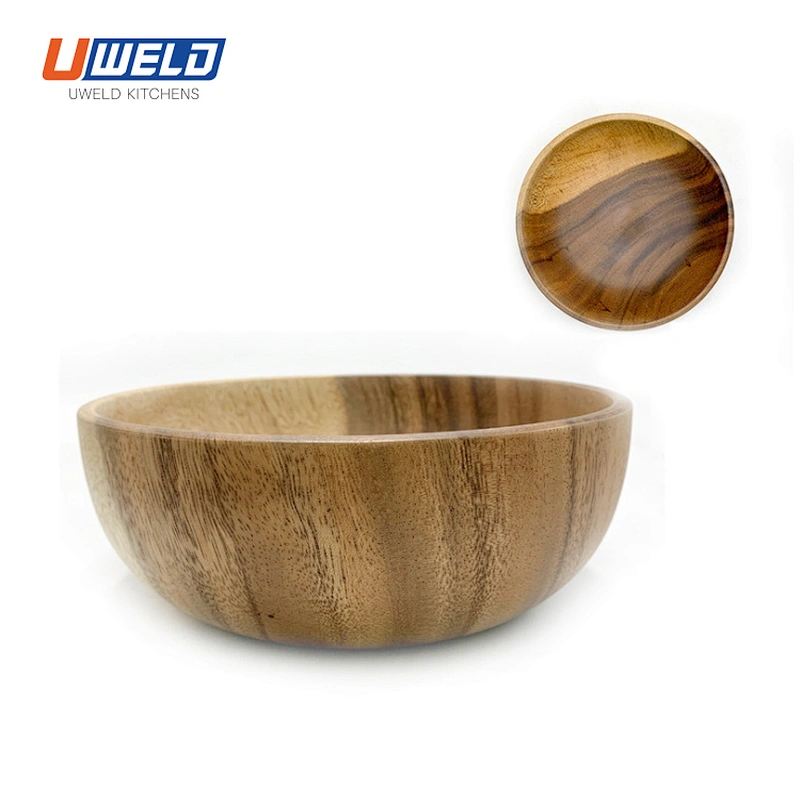 Uweld Kitchens Salad Bowl Acacia Wood Salad Bowl