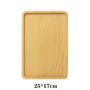 Uweld Kitchens Natural Solid Wood Serving Plate Wood Cheese Cutting Board Bread Board Beech Wood Steak Board