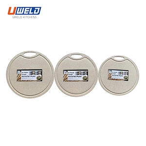 Uweld Kitchens Wheat Straw Cutting Board Natural Husk