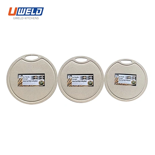 Uweld Kitchens Wheat Straw Cutting Board Natural Husk