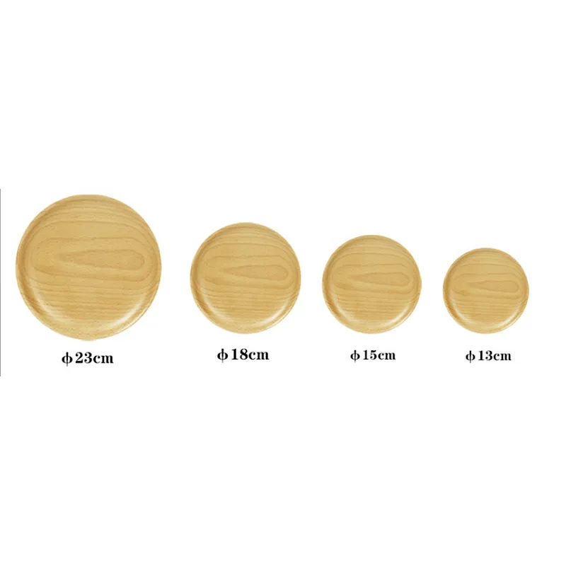 Uweld Kitchens Natural Solid Wood Serving Plate Wood Cheese Cutting Board Bread Board Beech Wood Steak Board