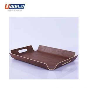 Uweld Kitchens Natural Solid Wood Serving Plate Wood Cheese Cutting Board Bread Board Black Walnut Steak Board
