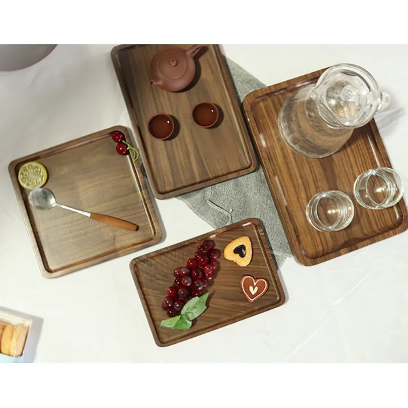 Uweld Kitchens Natural Solid Wood Serving Plate Cutting Board  Butcher Block  Beech Wood