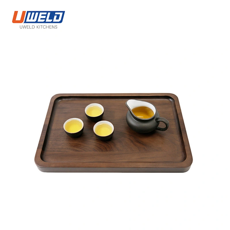 Uweld Kitchens Natural Solid Wood Serving Plate Wood Cheese Cutting Board Bread Board Steak Board