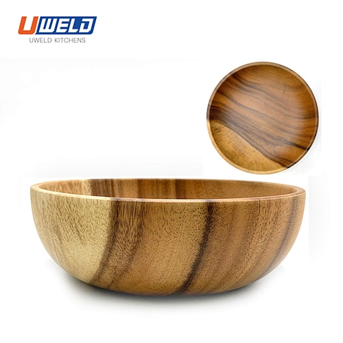 Uweld Kitchens Salad Bowl Acacia Wood Salad Bowl
