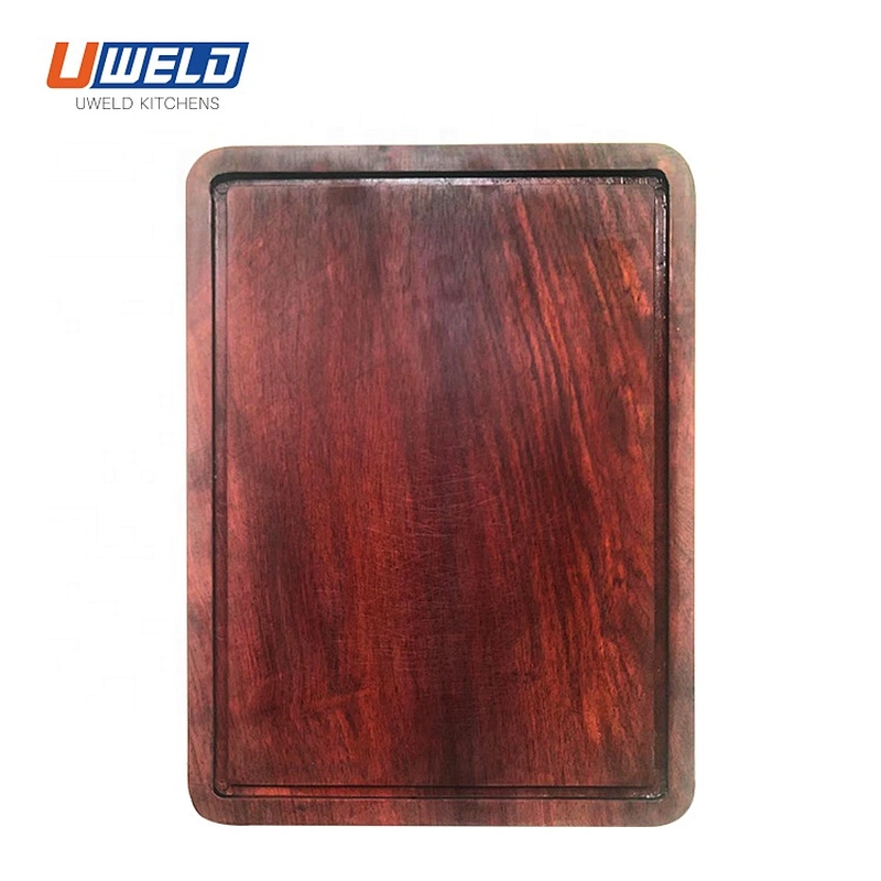 Uweld Kitchens Large  Wood Cutting Board Juice Groove Cutting Board  Butcher Block 16*12