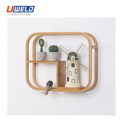 Uweld Kitchens Bamboo Storage Rack Wall Mounted
