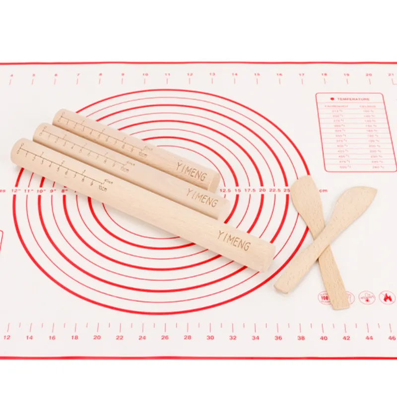 Uweld Kitchens Natural Solid Wood Rolling Pin  Beech Wood Black walnut