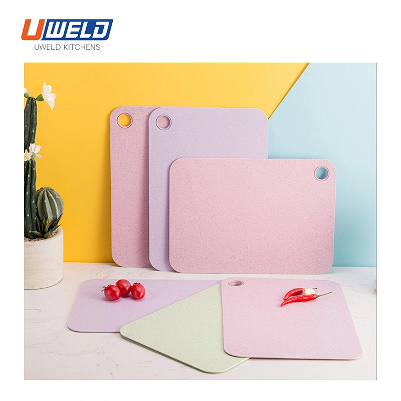 Uweld Kitchens Wheat Straw Cutting Board Natural Husk