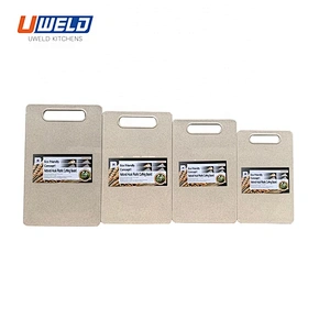 Uweld Kitchens Wheat Straw Cutting Board Natural Husk