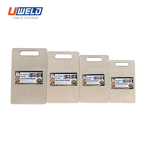 Uweld Kitchens Wheat Straw Cutting Board Natural Husk