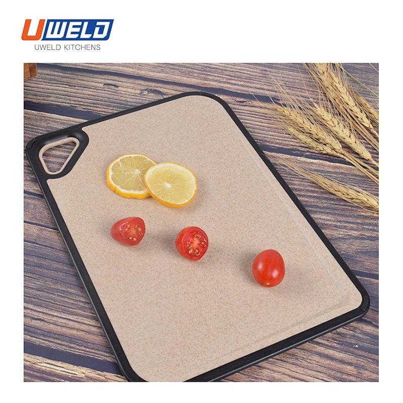 Uweld Kitchens Wheat Straw Cutting Board Natural Husk