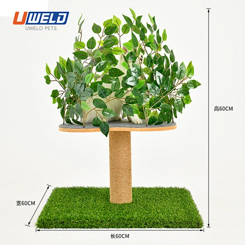 Uweld Large Solid Wood Enclosed Pet House Cat House