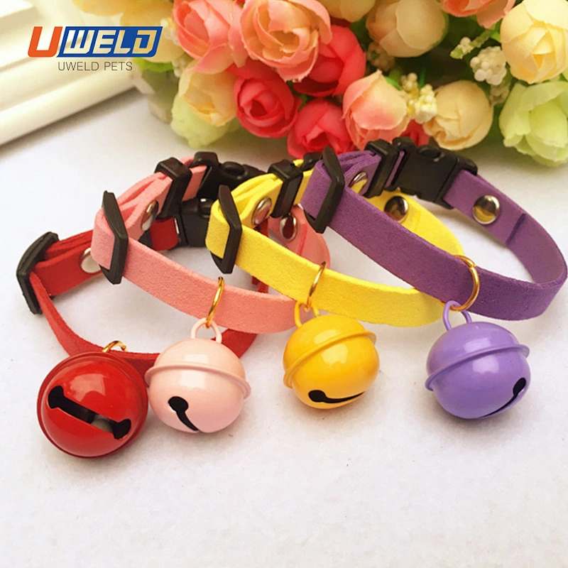 Uweld Pet Collar With Large Colored Bell