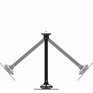 GS Certification Removable Full Motion TV Wall mount