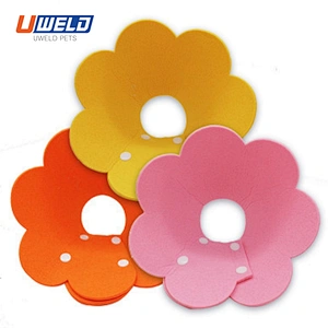 Uweld Light Felt Flower-Shaped Pet Collar