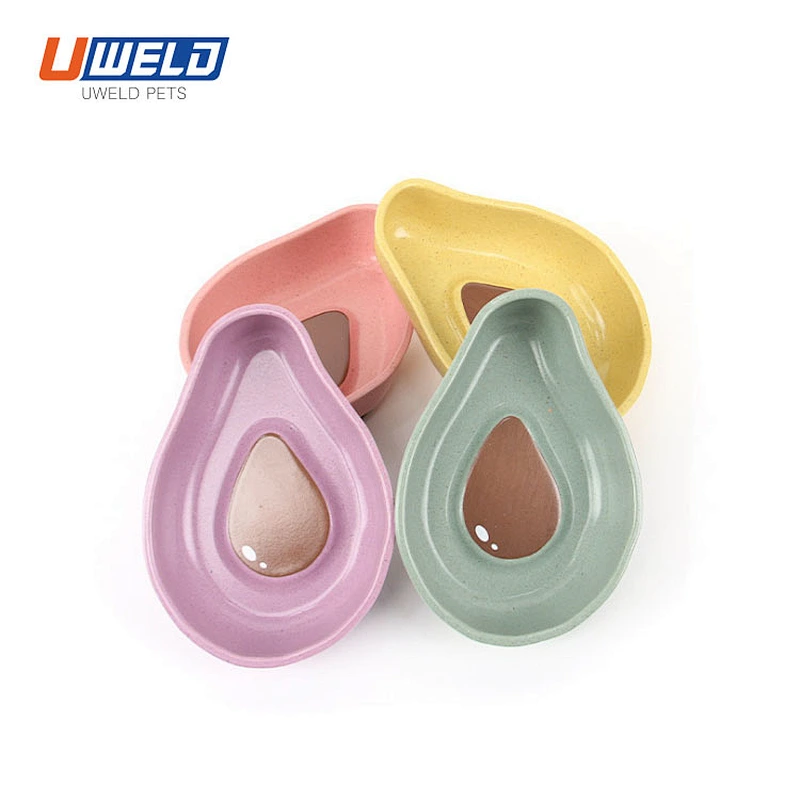 Uweld Avocado Shaped Pet Bowl