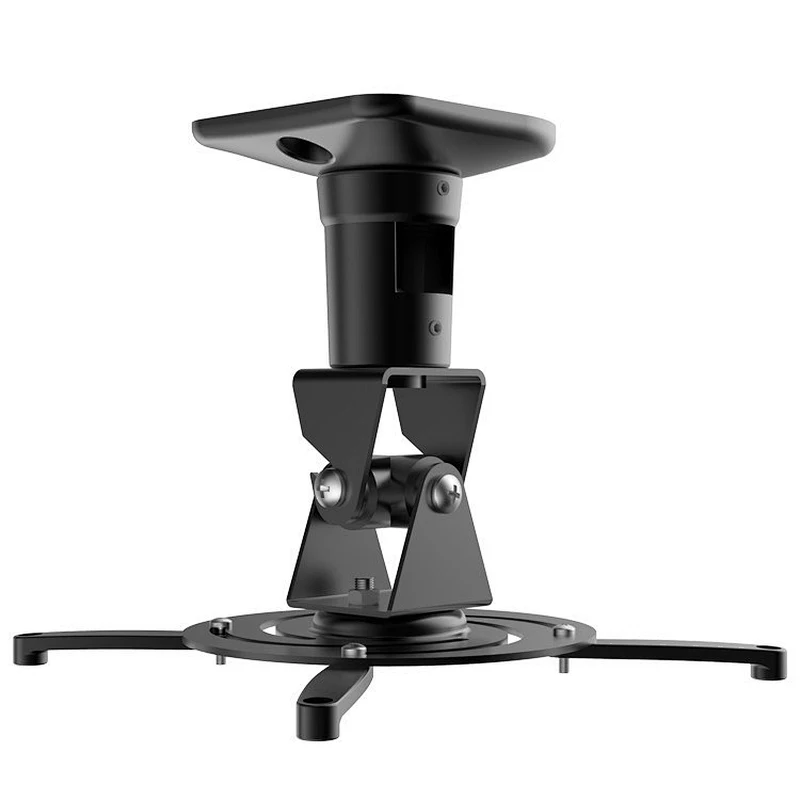 Telescopic Angled Reversible Curved Vesa Motorized Projector Ceiling Mounts