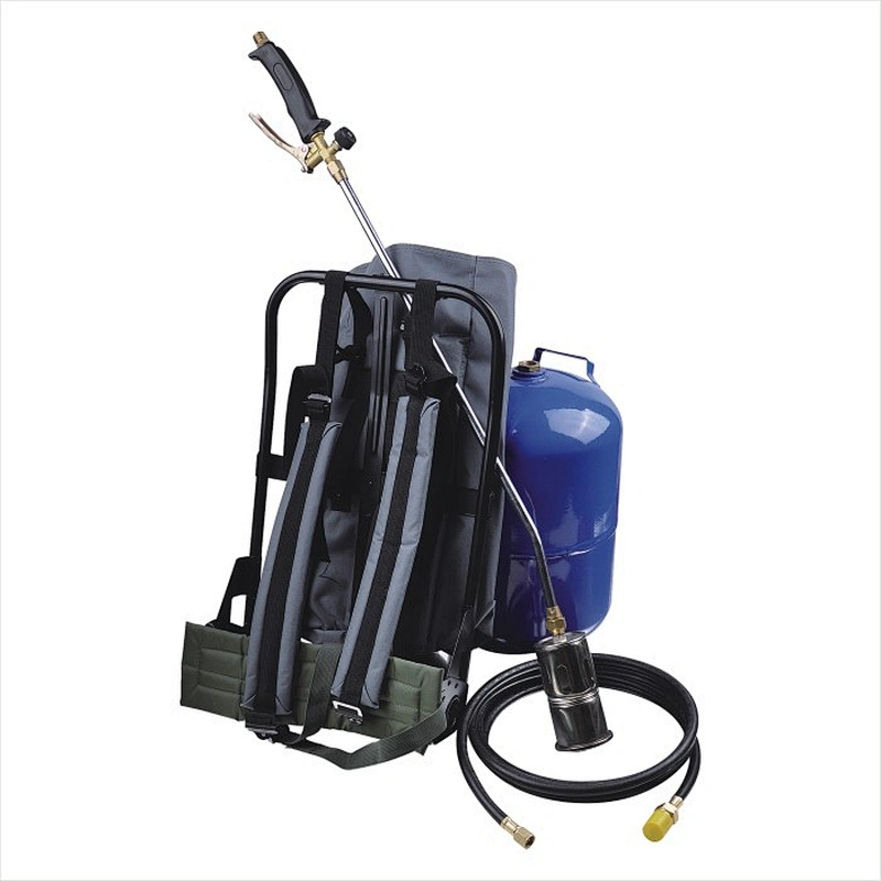 Weed burner set with trolly WITH BACKPACK HOSE HEATING TORCH