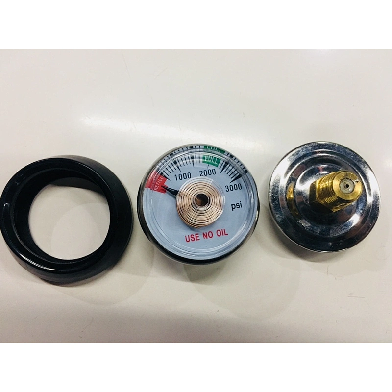 Small Balloon inflator pressure regulator gauge