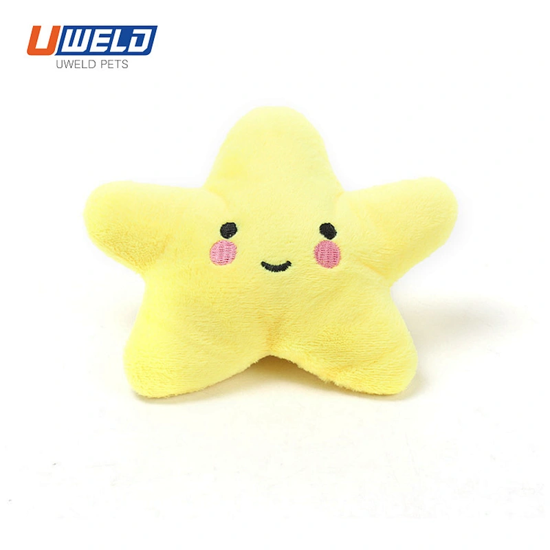 Uweld Plush Sounding Starfish Shaped Pet Toy