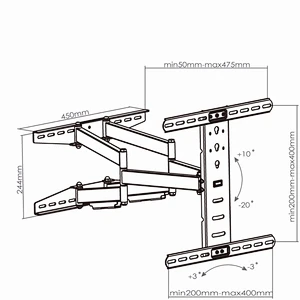 Full Motion Lcd Tv Wall Mount For 32