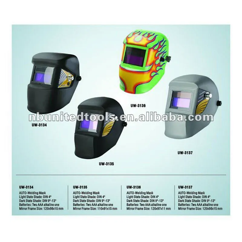 Fully automatic welding torches mask adjustable darkening Industrial welding helmet welding  mask