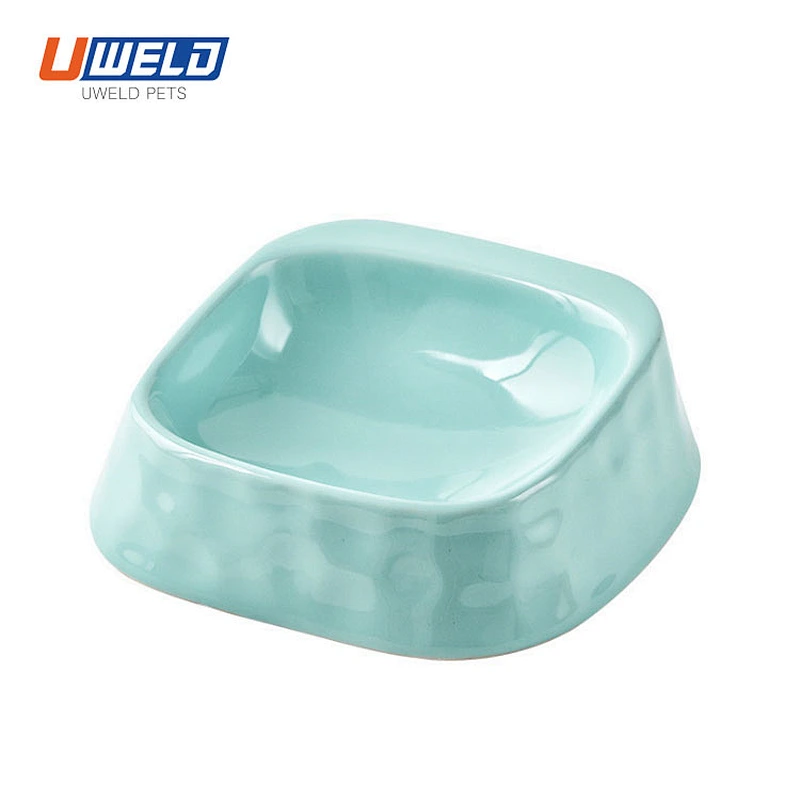 Uweld Square Ceramic Pet Bowl
