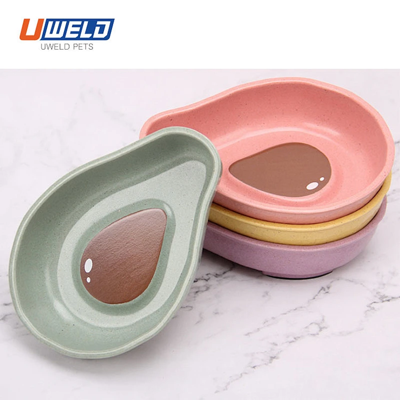 Uweld Avocado Shaped Pet Bowl
