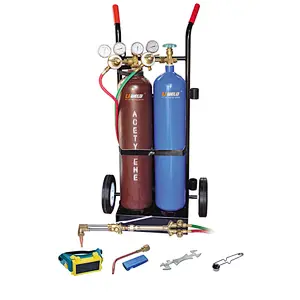 Heavy duty American gas oxygen actylene welding cutting torch kit (UW-1518-A)