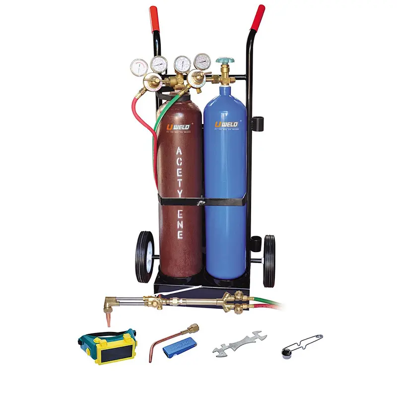 Heavy duty American gas oxygen actylene welding cutting torch kit (UW-1518-A)