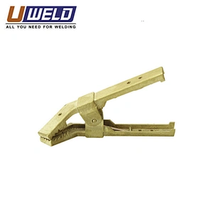 Italy Type Heavy Duty Brass golden Earth Clamp 350A Welding Ground Clamps