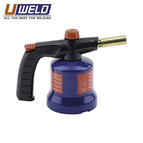 portable camping blow butane gas torch gas torch flamethrower camping barbecue outdoor travel survival blow lamp torch