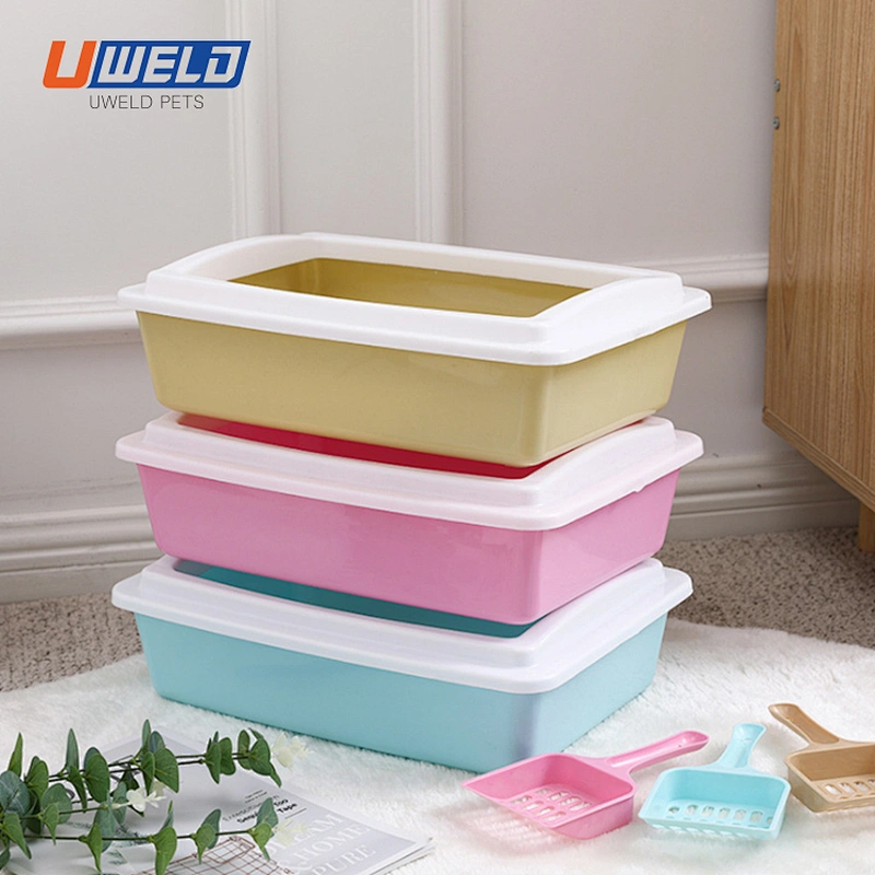 Uweld Plastic Cat Litter Box With Shovel