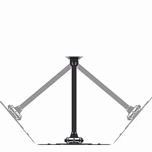 Tv fixation verticale fixe Support mural pour Supports de montage fixation
