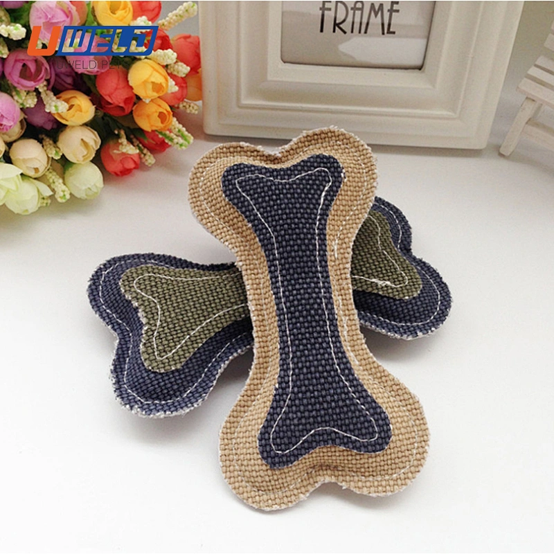Uweld Hessian Bone-Shaped Pet Toy