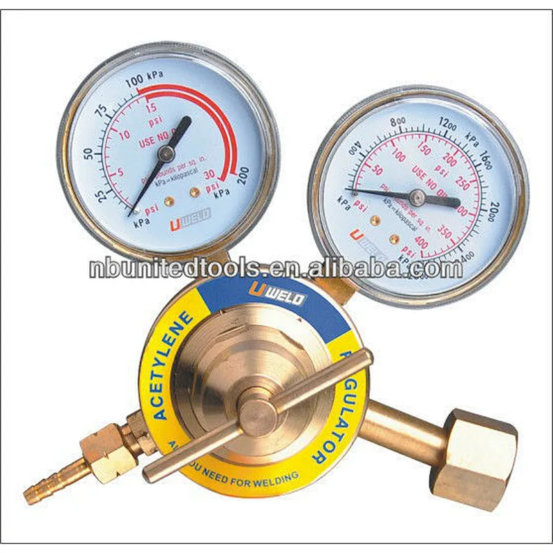 2 gauge oxygen air Forged brass body housing cap Pipeline regulator