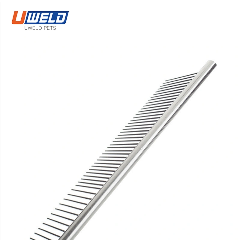 Uweld Stainless Steel Line Comb For Pet Grooming
