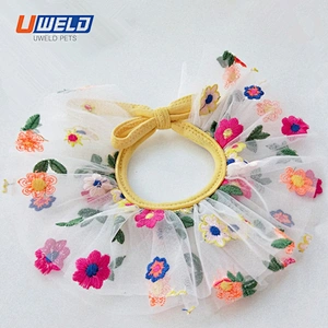 Uweld Embroidered Pet Neck Decoration