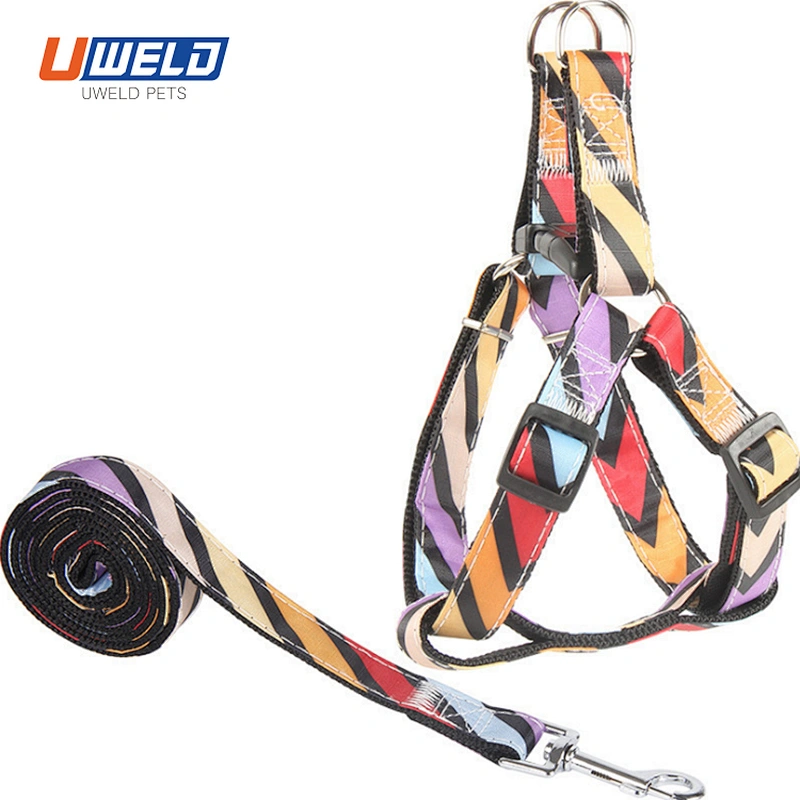 Uweld Waterproof Printed Nylon Strappy Pet Leash