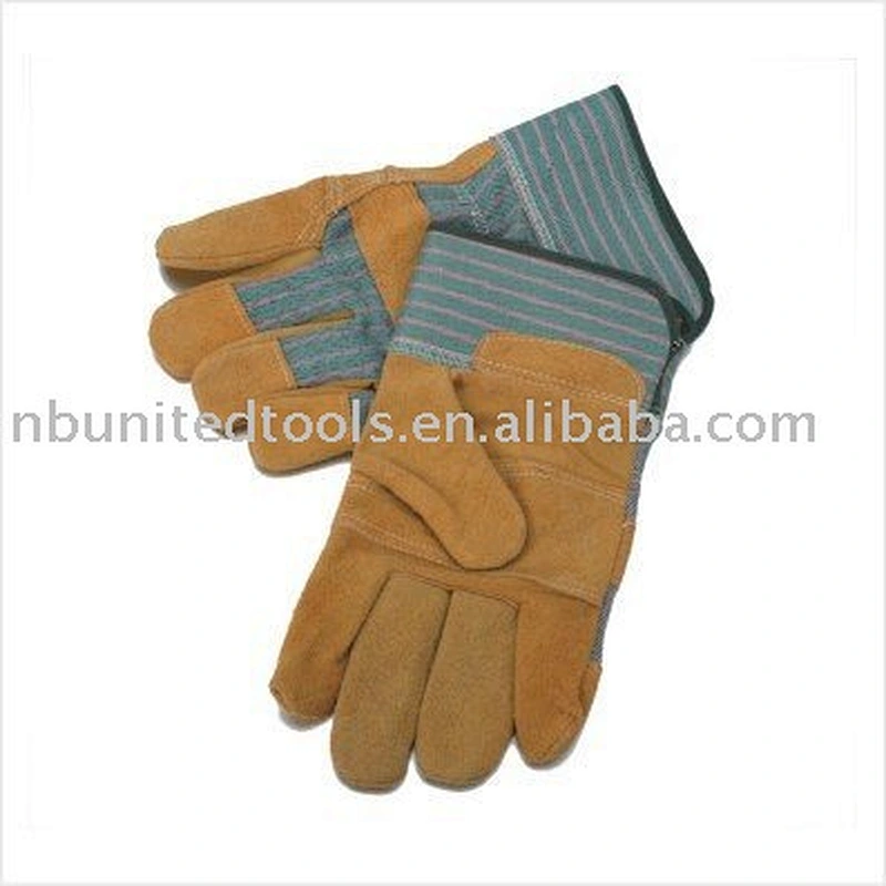 (OEM) Welders welding protective gloves long cow split leather Welding Glove