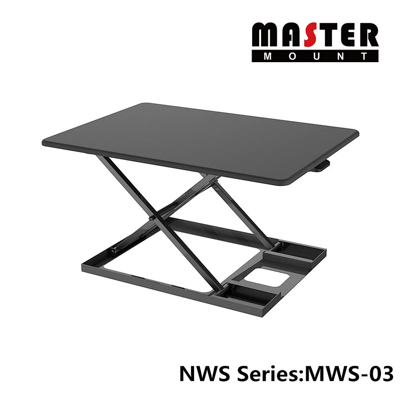 Height Adjustable Sit Stand Up Desk Desktop Workstation
