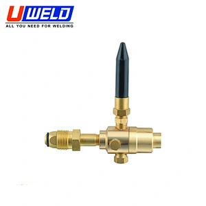 Regulator Inflator Pressure Regulation with Air Flow Meter Valve Gauge for G5/8 Tank Valve Balloon Inflating