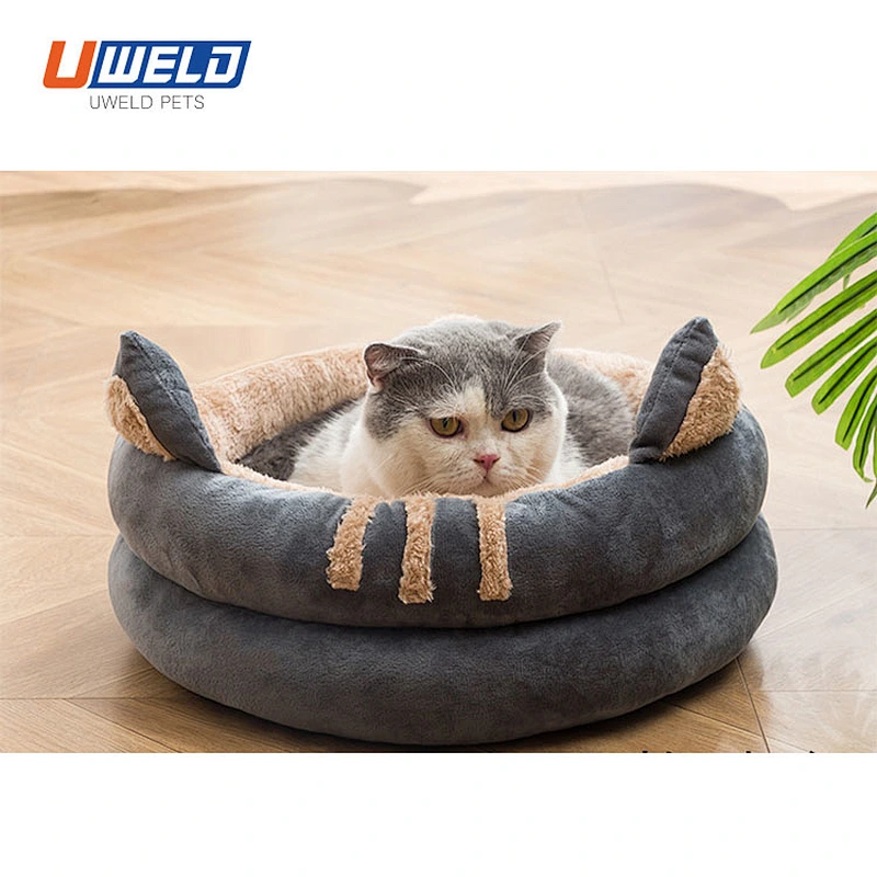Uweld Cartoon Egg Tart Shape Pet House