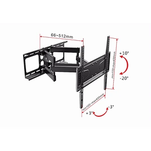 Full Motion Tv Wall Mount Bracket Applied In 32