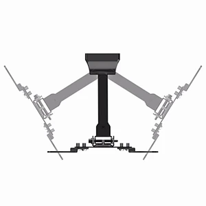 lcd tv wall mount swivel bracket