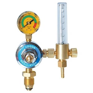 Argon Regulator With Flowmeter TIG Welder MIG Welding CO2 Regulator 0-250 Pressure Gauge Welding Regulator