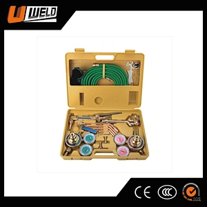 Portable Heavy Duty Gas Welding Tool Kit with Cylinders UW-1503