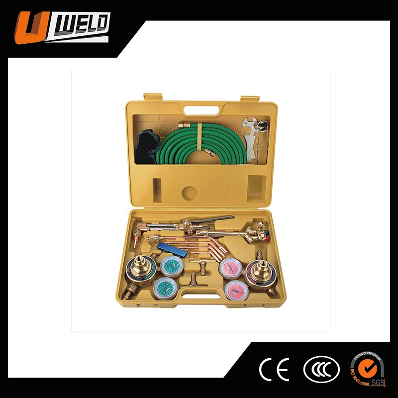 Portable Heavy Duty Gas Welding Tool Kit with Cylinders UW-1503