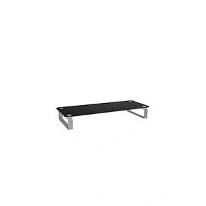 Tempered glass monitor riser